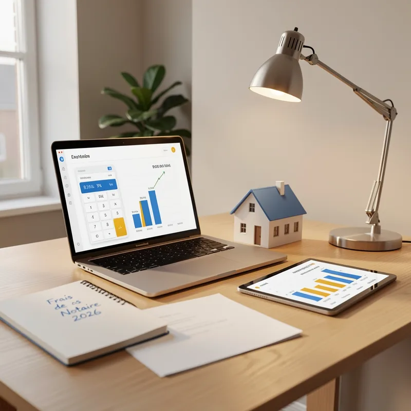 Calculs frais de notaire pour un achat immobilier : barème 2026 et astuces