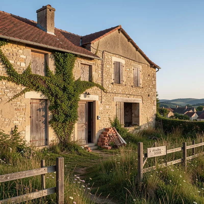 Maison à vendre pour 5000 euros en France : opportunité ou piège ?
